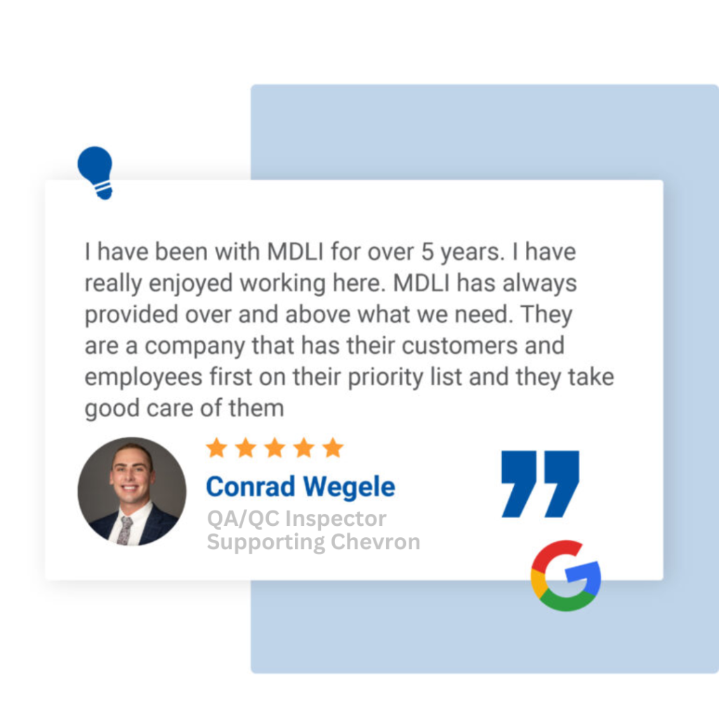 MDLI customer testimonial